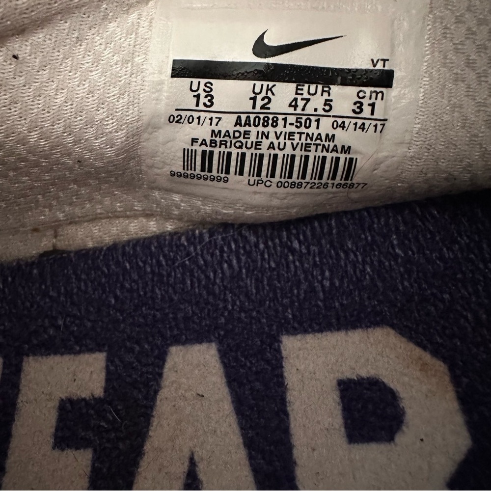 Nike Free Trainer V7 VT TCU Purple White Men’s Size 13 Athletic Shoes - Picture 10 of 13
